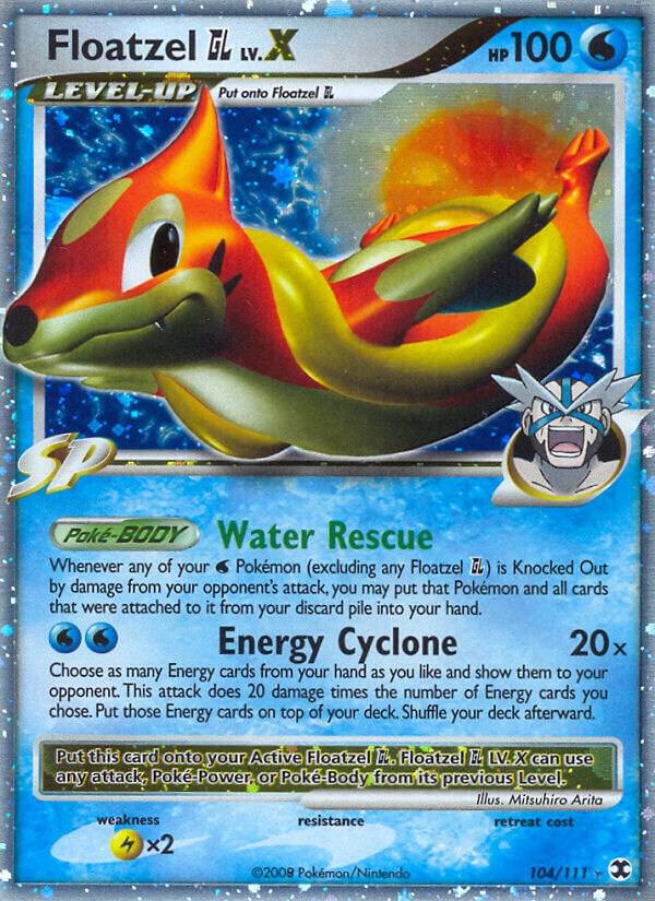 Floatzel GL LvX 104/111 (Rising Rivals)  - Holofoil | Good Games Adelaide SA