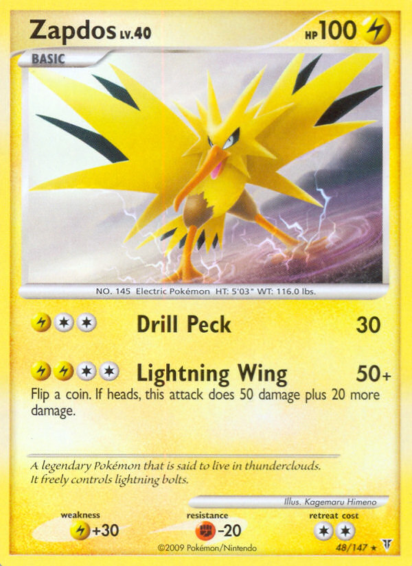 Zapdos (48/147) [Platinum: Supreme Victors] | Good Games Adelaide SA