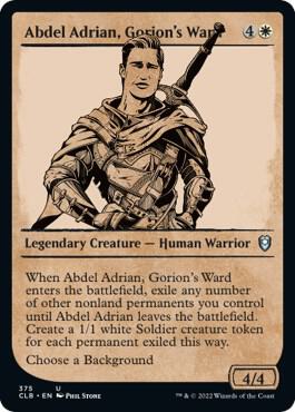 Abdel Adrian Gorions Ward Showcase 375 (Commander Legends: Battle for Baldur's Gate)  | Good Games Adelaide SA