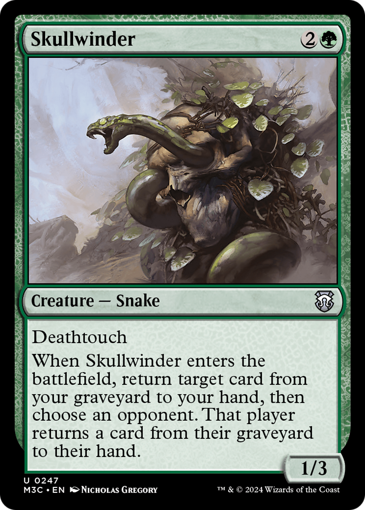 Skullwinder (Ripple Foil) [Modern Horizons 3 Commander] | Good Games Adelaide SA
