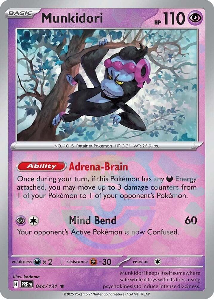 Munkidori 044/131 (SV: Prismatic Evolutions)  - Holofoil | Good Games Adelaide SA