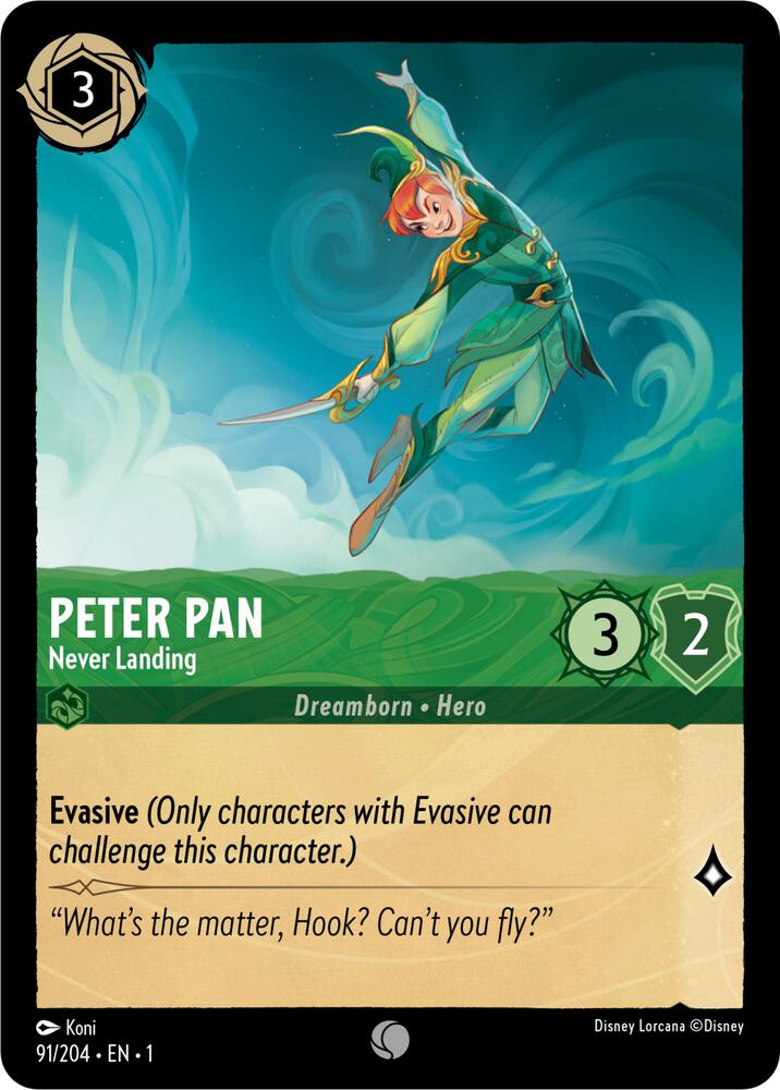 Peter Pan Never Landing 91/204 (The First Chapter)  | Good Games Adelaide SA