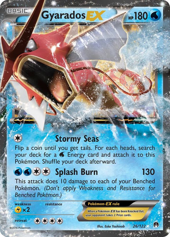 Gyarados EX 26/122 (XY - BREAKpoint)  - Holofoil | Good Games Adelaide SA