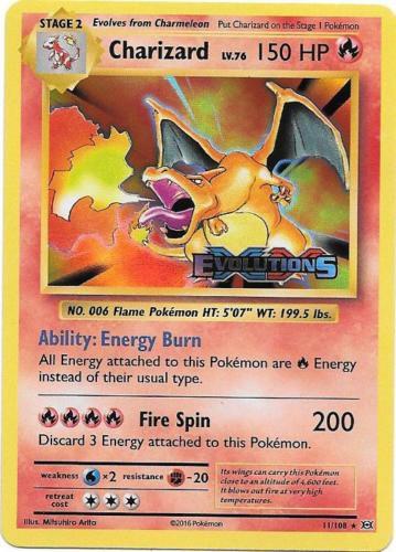 Charizard XY Evolutions Prerelease 11/108 (XY Promos)  - Holofoil | Good Games Adelaide SA