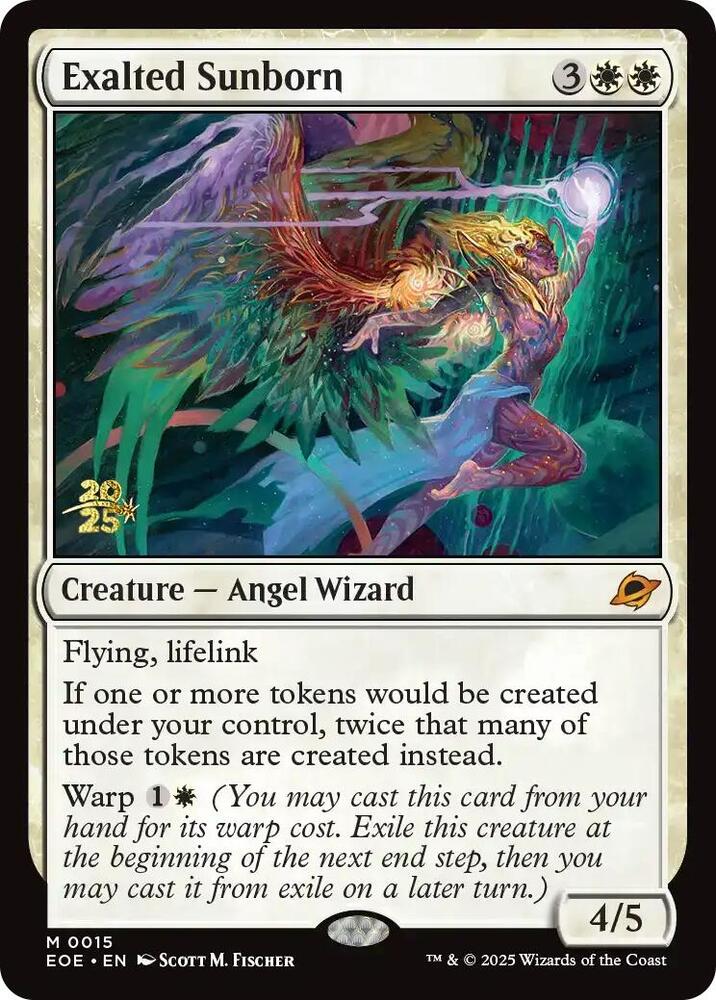 Exalted Sunborn 15 (Prerelease Cards)  - Foil | Good Games Adelaide SA