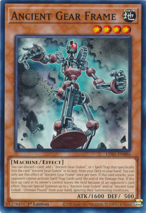 Ancient Gear Frame [LDS1-EN086] Common | Good Games Adelaide SA