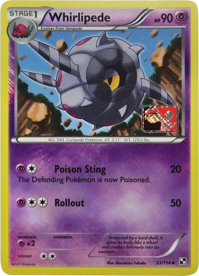Whirlipede 53 114 League Promo 053/114 (League & Championship Cards)  - Reverse Holofoil | Good Games Adelaide SA