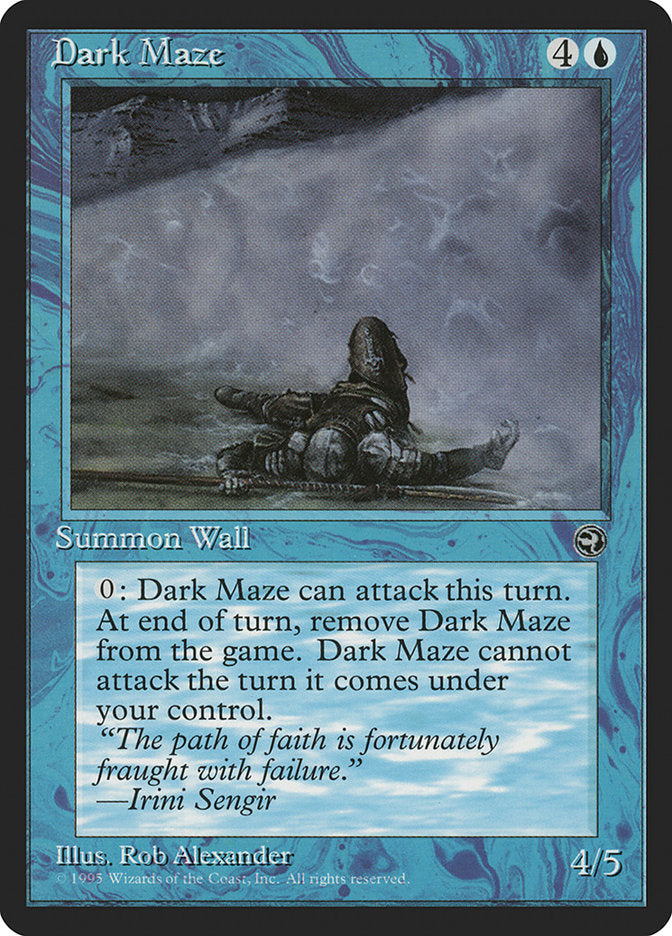 Dark Maze (Irini Sengir Flavor Text) [Homelands] | Good Games Adelaide SA