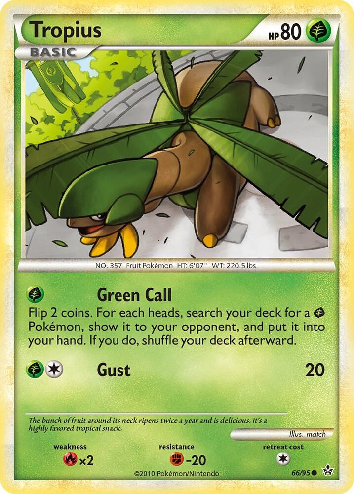Tropius 66/95 (Unleashed)  | Good Games Adelaide SA