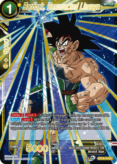Bardock, Resurrected Lineage (EX19-15) [Special Anniversary Set 2021] | Good Games Adelaide SA