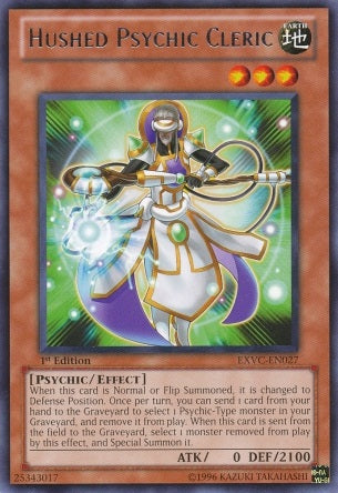Hushed Psychic Cleric [EXVC-EN027] Rare | Good Games Adelaide SA