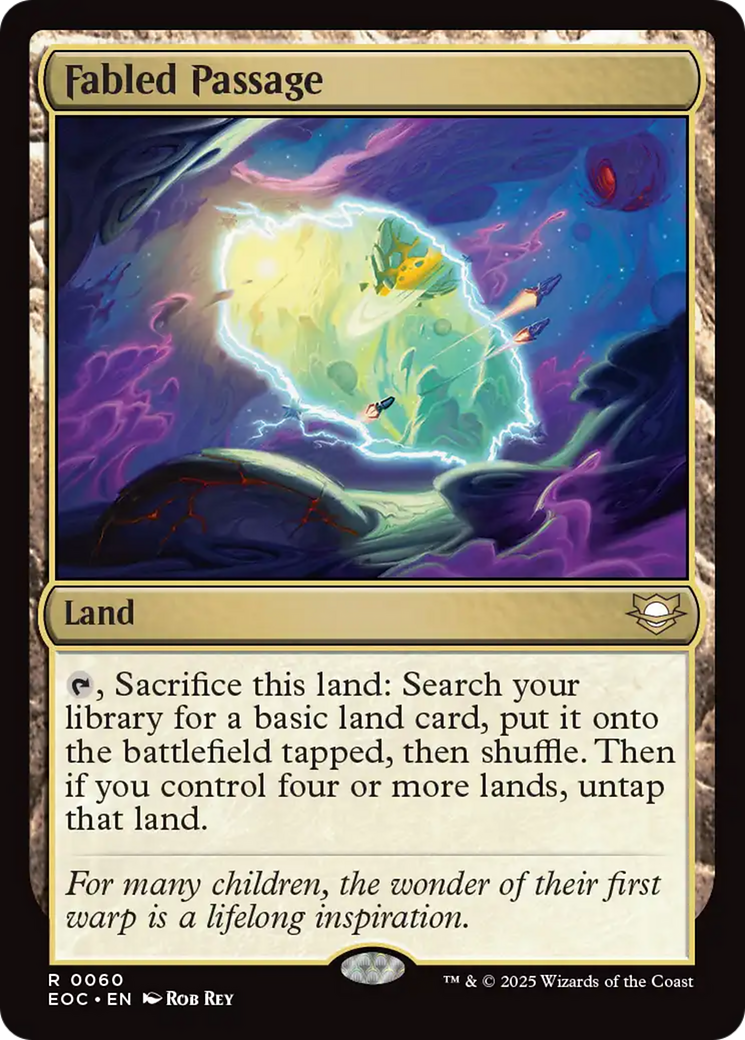 Fabled Passage [Edge of Eternities Commander] | Good Games Adelaide SA