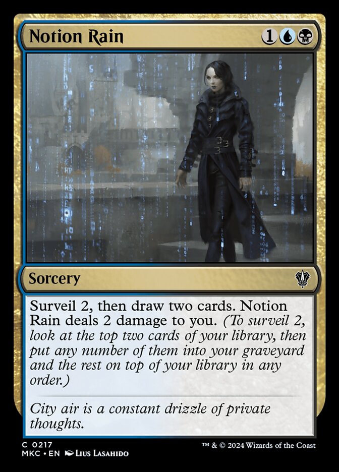 Notion Rain 217 (Commander: Murders at Karlov Manor)  | Good Games Adelaide SA