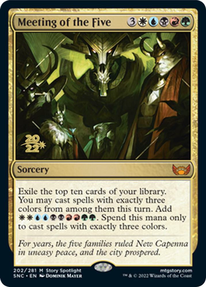 Meeting of the Five 202 (Prerelease Cards)  - Foil | Good Games Adelaide SA