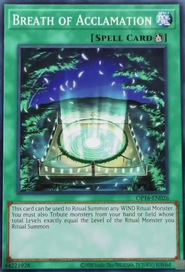 Breath of Acclamation [OP16-EN026] Common | Good Games Adelaide SA