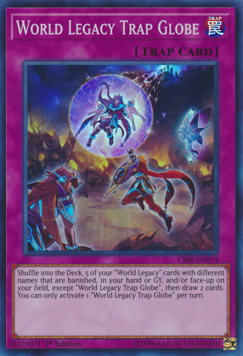 World Legacy Trap Globe [CIBR-EN074] Super Rare | Good Games Adelaide SA