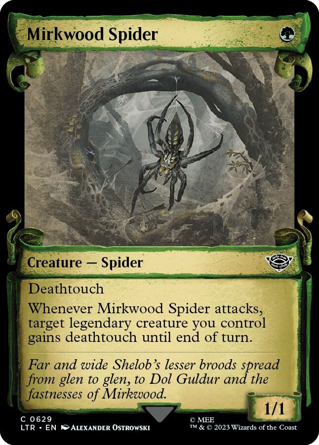 Mirkwood Spider 629 (Universes Beyond: The Lord of the Rings: Tales of Middle-earth)  - Showcase Scroll | Good Games Adelaide SA