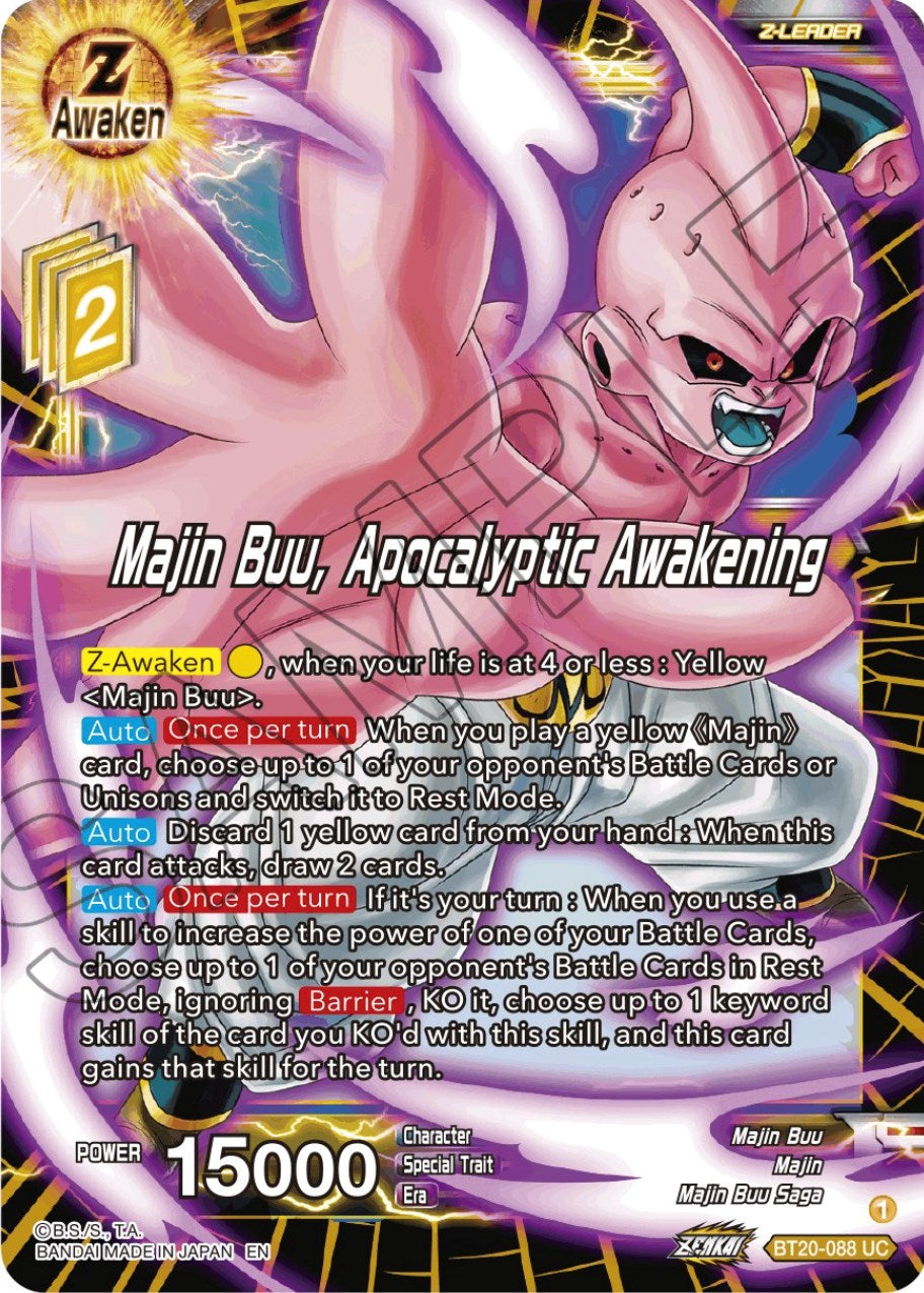 Majin Buu, Apocalyptic Awakening (BT20-088) [Power Absorbed] | Good Games Adelaide SA