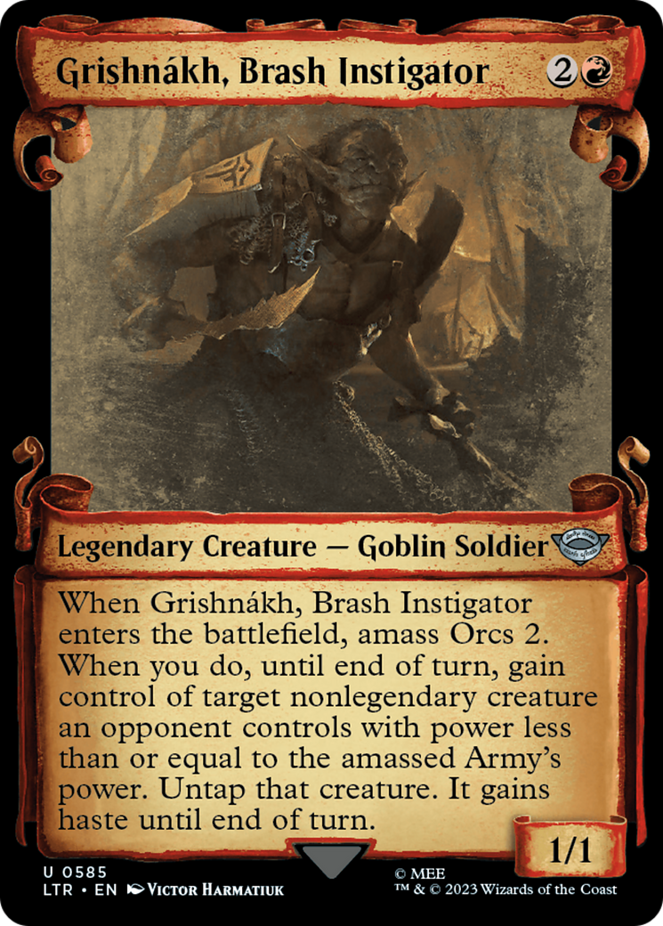 Grishnakh, Brash Instigator [The Lord of the Rings: Tales of Middle-Earth Showcase Scrolls] | Good Games Adelaide SA