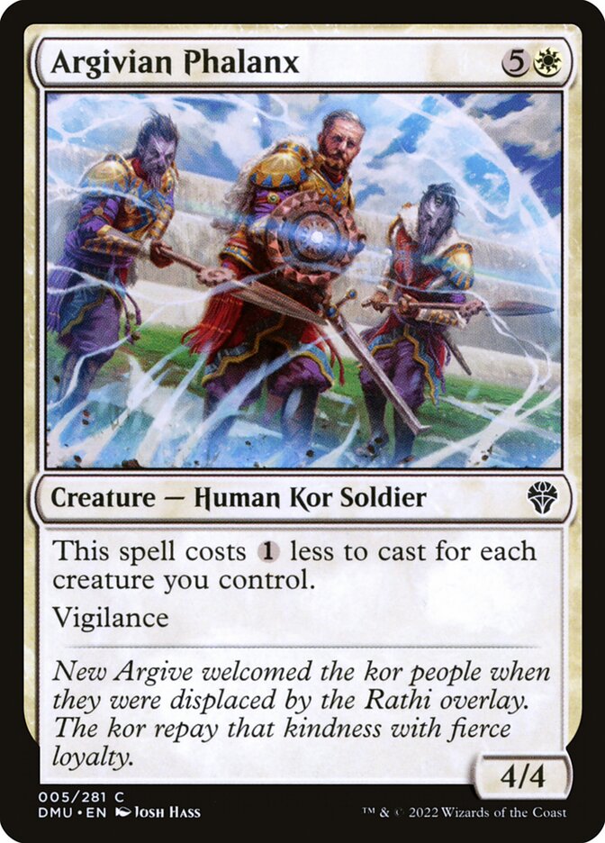 Argivian Phalanx 5 (Dominaria United)  - Foil | Good Games Adelaide SA