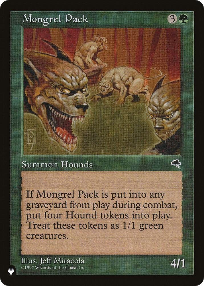 Mongrel Pack  (The List Reprints)  | Good Games Adelaide SA