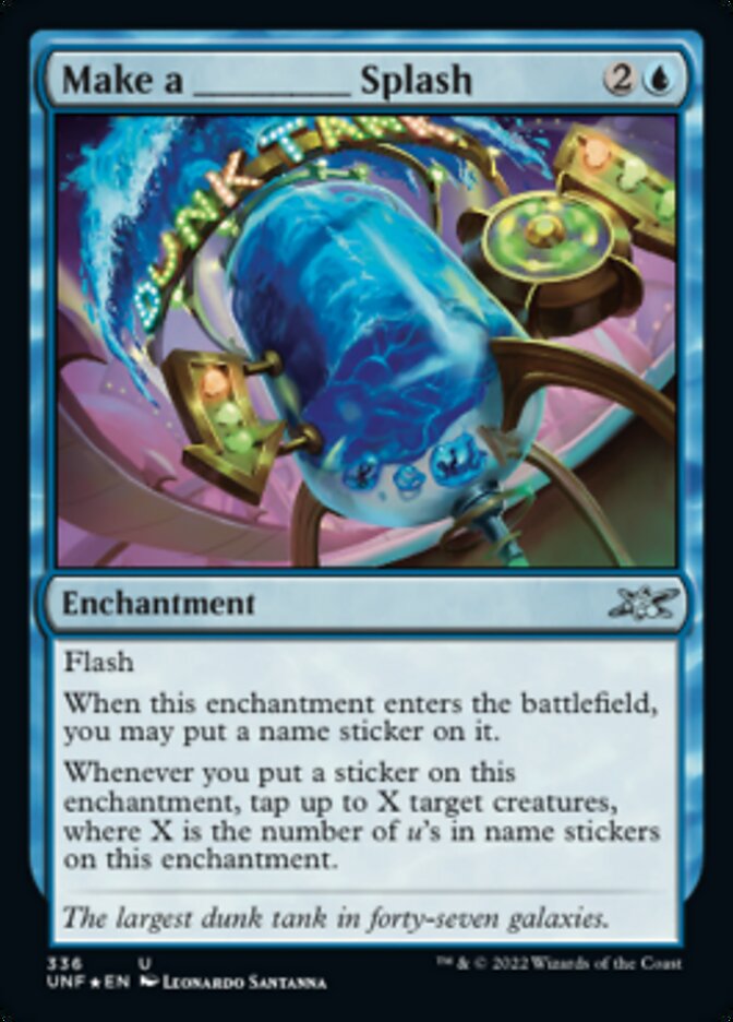 Make a _____ Splash (Galaxy Foil) [Unfinity] | Good Games Adelaide SA