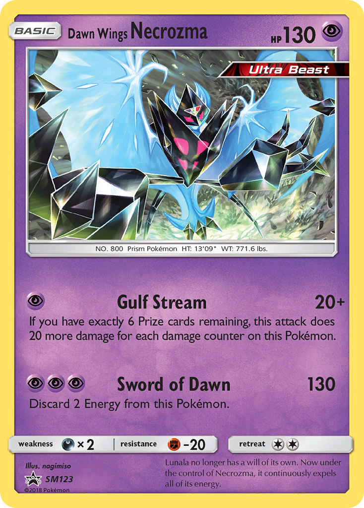 Dawn Wings Necrozma (SM123) [Sun & Moon: Black Star Promos] | Good Games Adelaide SA
