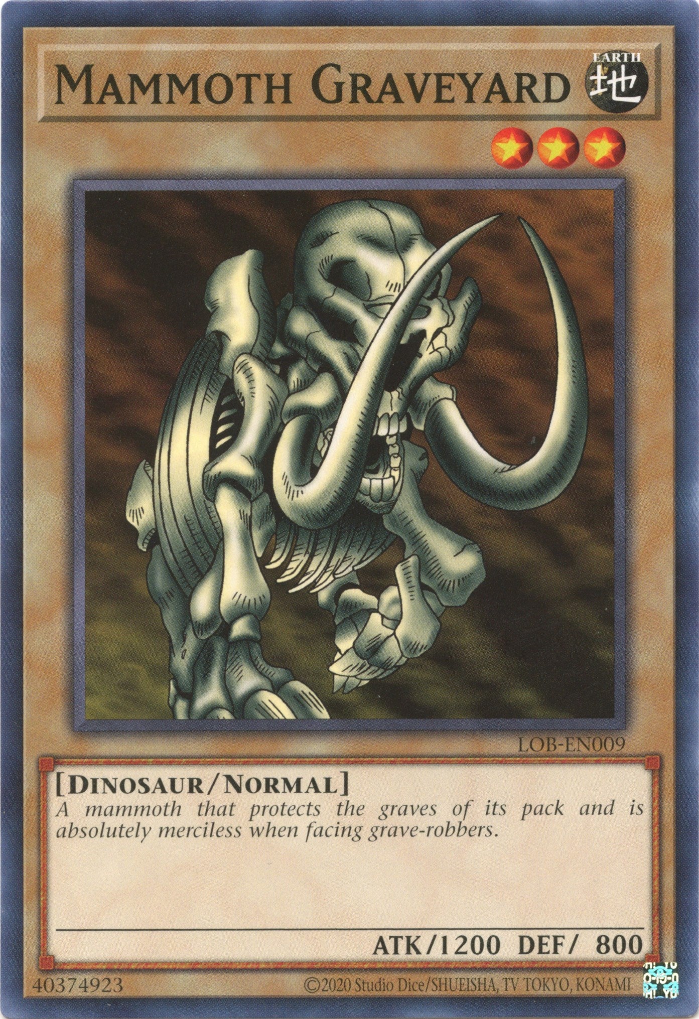 Mammoth Graveyard (25th Anniversary) [LOB-EN009] Common | Good Games Adelaide SA