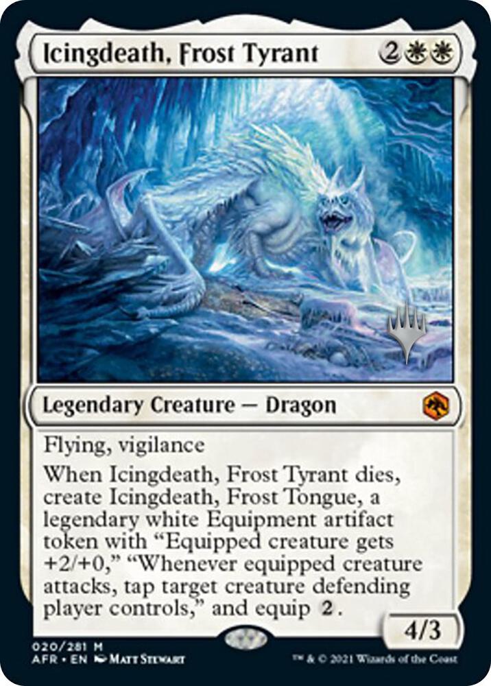 Icingdeath Frost Tyrant 20 (Promo Pack: Adventures in the Forgotten Realms)  - Foil | Good Games Adelaide SA
