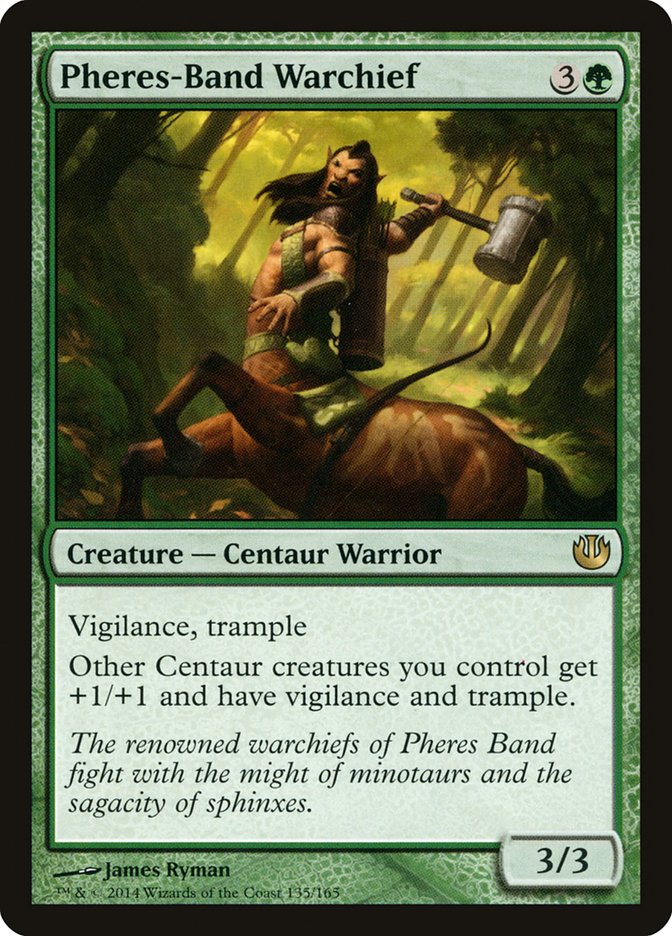 Pheres-Band Warchief 135 (Journey Into Nyx)  - Foil | Good Games Adelaide SA