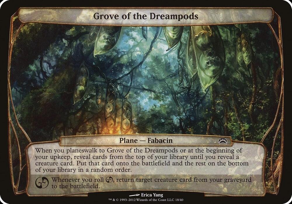 Grove of the Dreampods Planechase 2012 18 (Oversize Cards)  | Good Games Adelaide SA