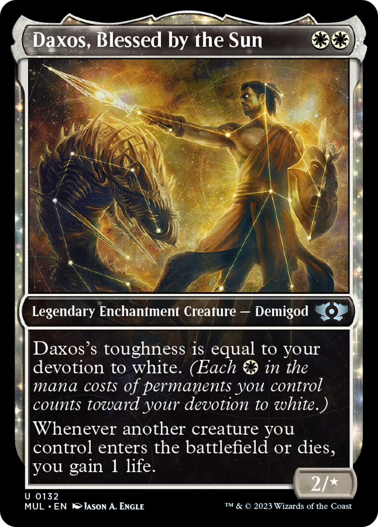 Daxos, Blessed by the Sun (Halo Foil) [Multiverse Legends] | Good Games Adelaide SA