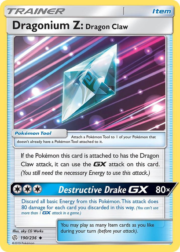 Dragonium Z Dragon Claw 190/236 (SM - Cosmic Eclipse)  | Good Games Adelaide SA