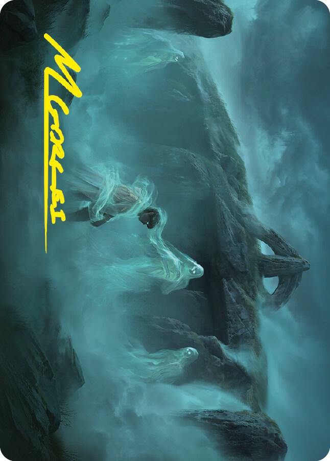 Fog on the Barrow Downs Art Card Gold Stamped Signature 2 (Art Series: Universes Beyond: The Lord of the Rings: Tales of Middle-earth)  | Good Games Adelaide SA