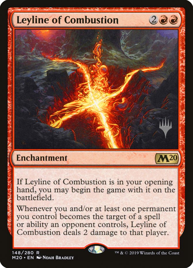 Leyline of Combustion [Core Set 2020 Promos] | Good Games Adelaide SA