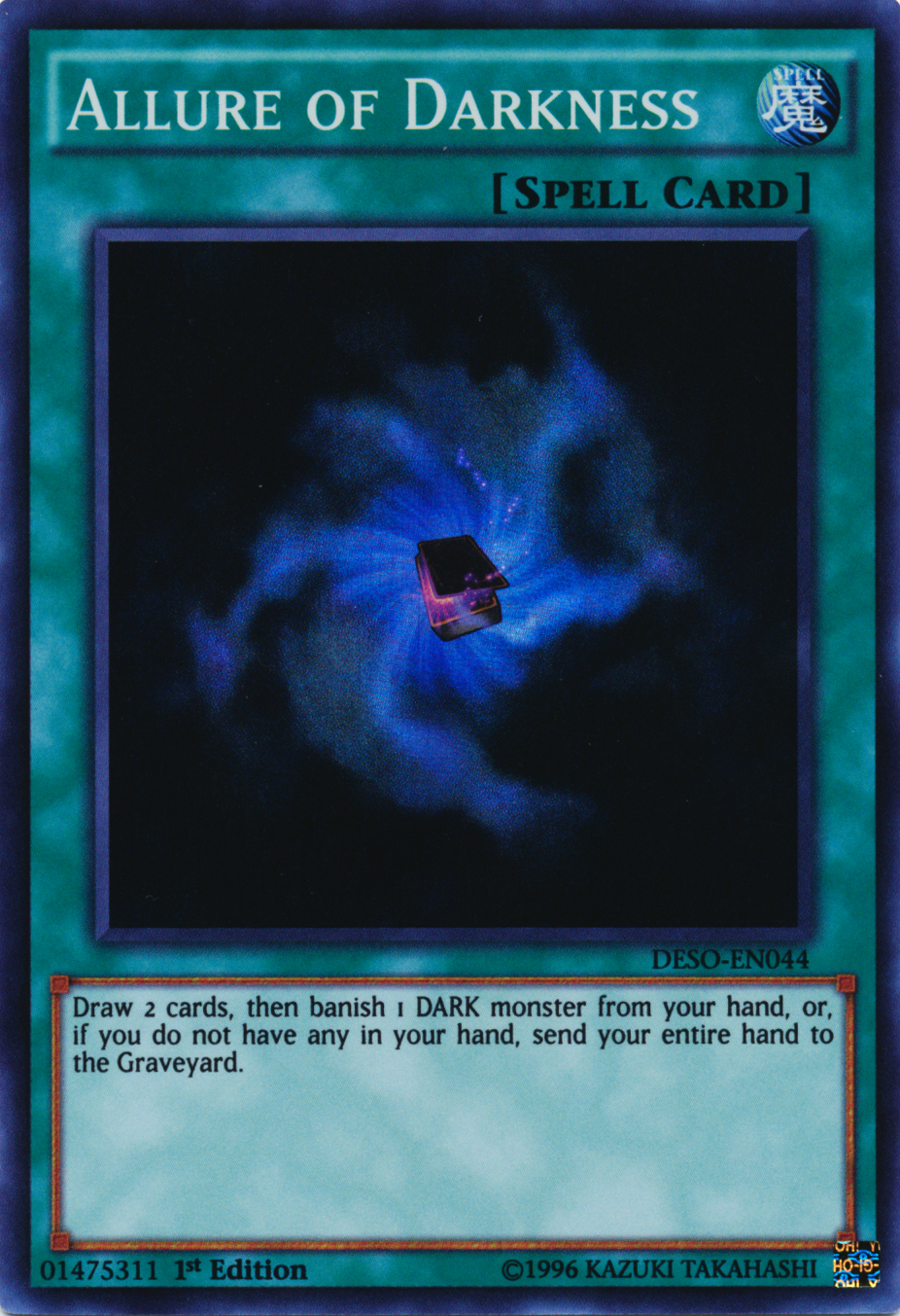 Allure of Darkness [DESO-EN044] Super Rare | Good Games Adelaide SA