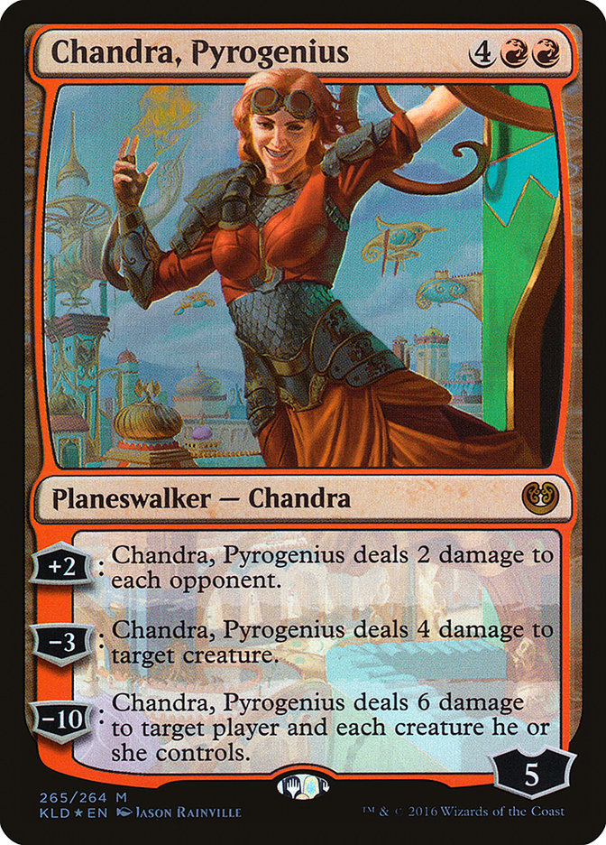 Chandra, Pyrogenius 265/264 (Kaladesh)  - Foil | Good Games Adelaide SA