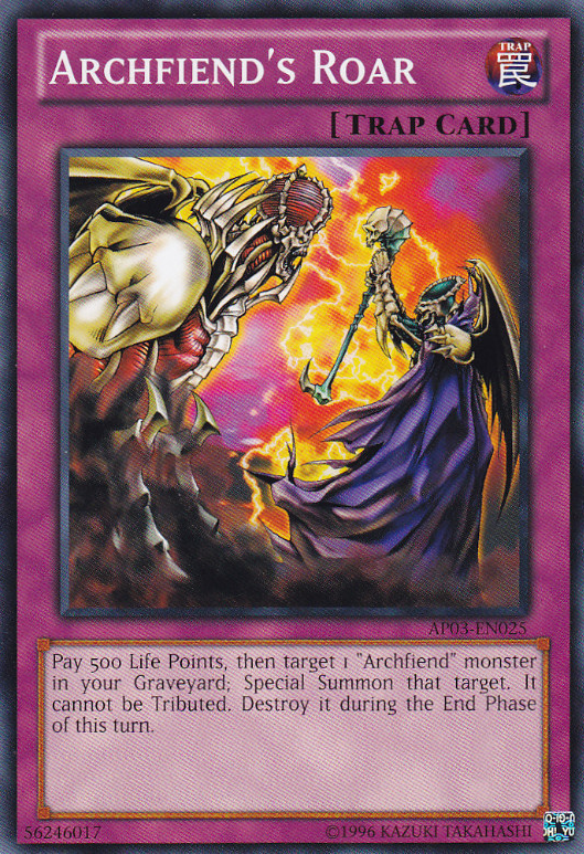 Archfiend's Roar [AP03-EN025] Common | Good Games Adelaide SA