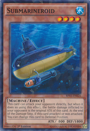 Submarineroid [BP03-EN024] Shatterfoil Rare | Good Games Adelaide SA