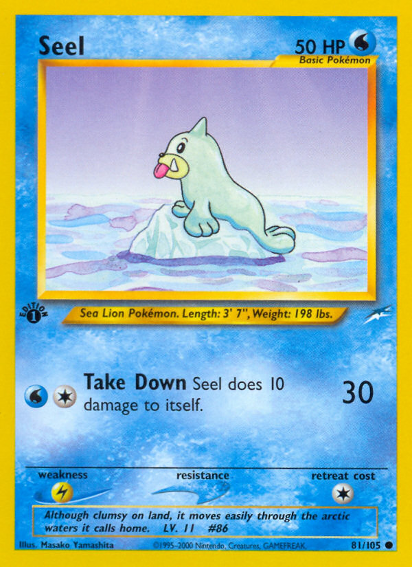 Seel (81/105) [Neo Destiny 1st Edition] | Good Games Adelaide SA