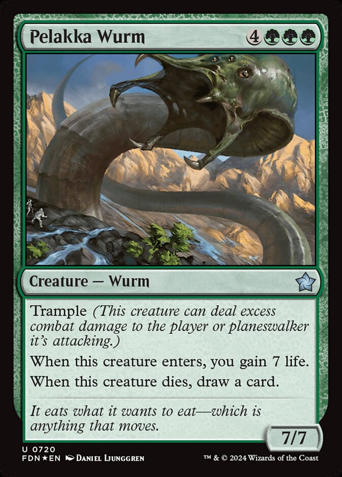 Pelakka Wurm 720 (Foundations)  - Foil | Good Games Adelaide SA