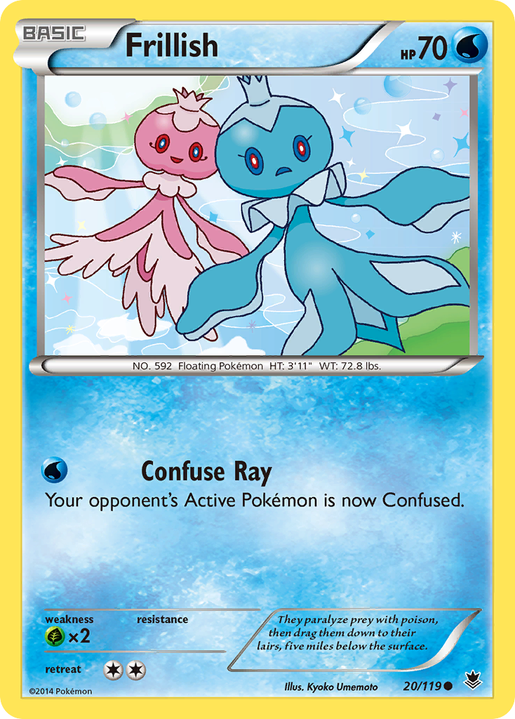 Frillish (20/119) [XY: Phantom Forces] | Good Games Adelaide SA