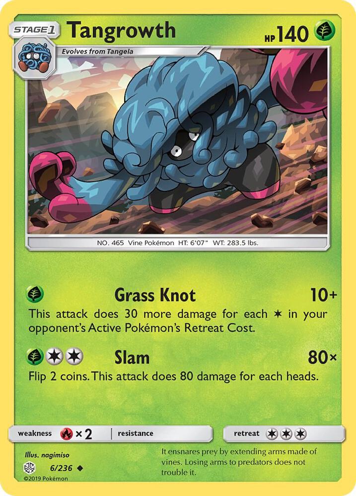 Tangrowth 6/236 (SM - Cosmic Eclipse)  | Good Games Adelaide SA