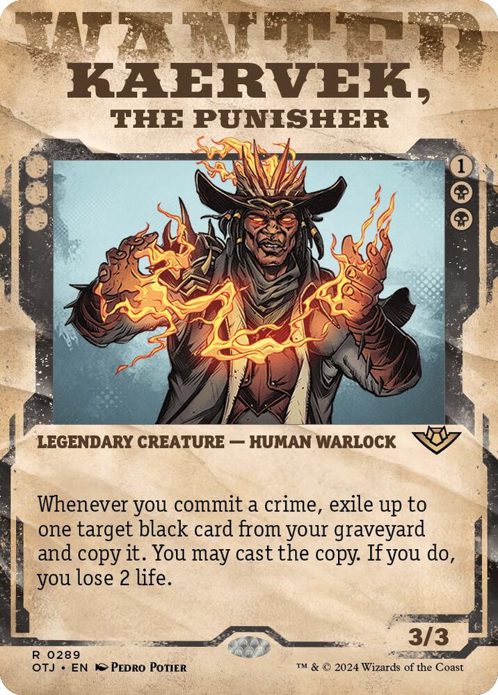 Kaervek, the Punisher 289 (Outlaws of Thunder Junction)  - Foil | Good Games Adelaide SA