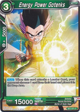 Energy Power Gotenks [BT1-071] | Good Games Adelaide SA