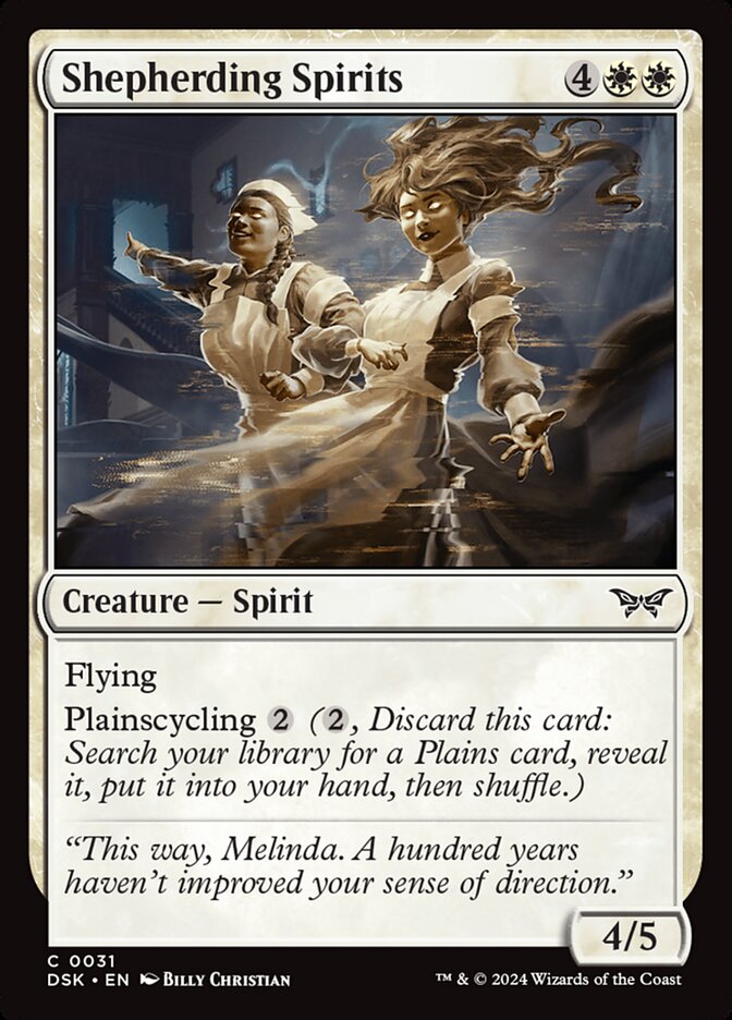 Shepherding Spirits 31 (Duskmourn: House of Horror)  - Foil | Good Games Adelaide SA