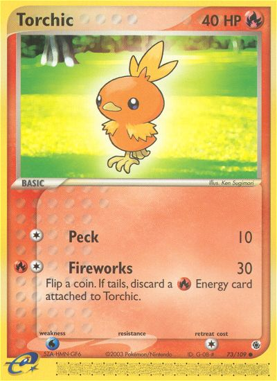 Torchic (73/109) [EX: Ruby & Sapphire] | Good Games Adelaide SA