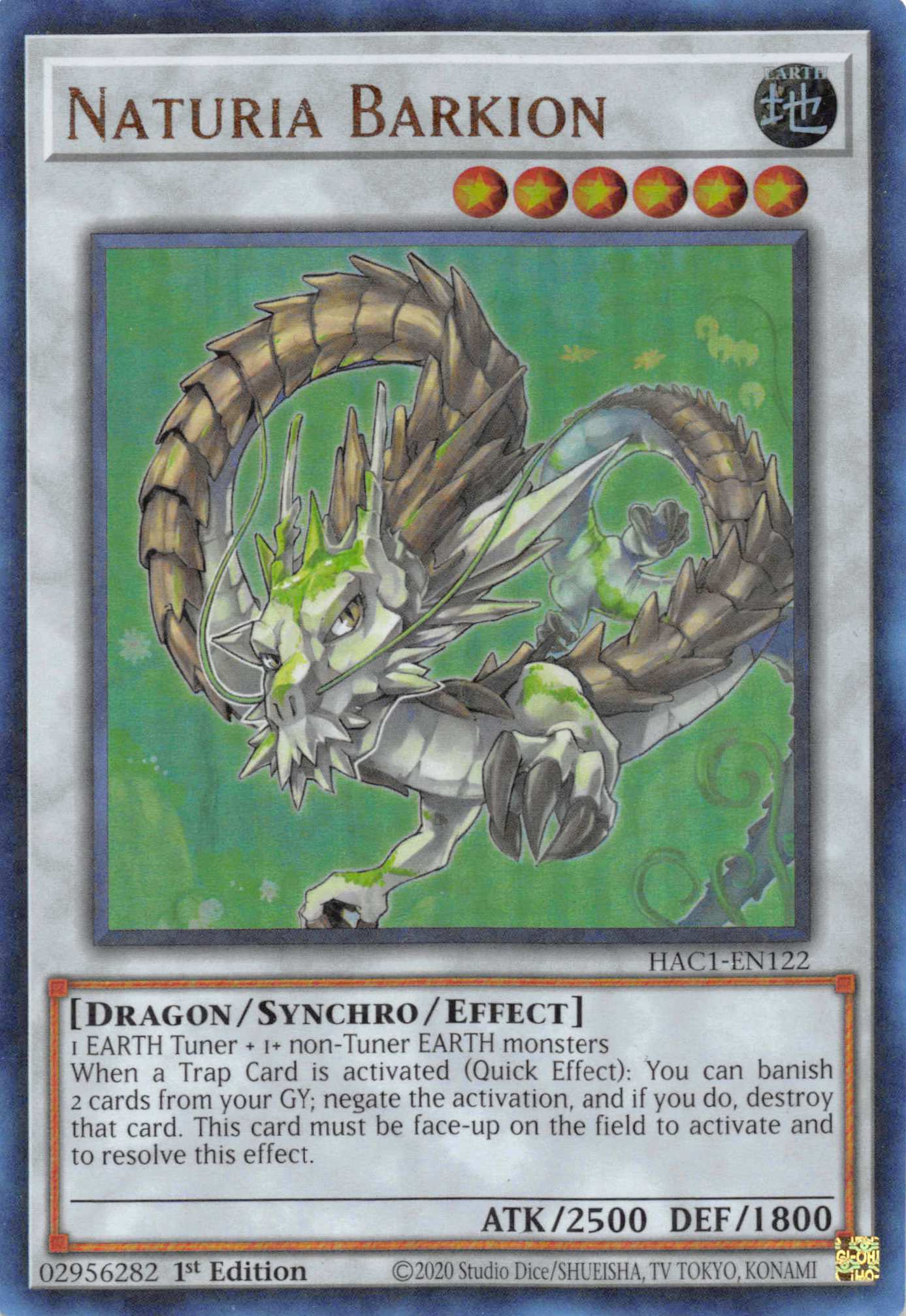 Naturia Barkion (Duel Terminal) [HAC1-EN122] Parallel Rare | Good Games Adelaide SA