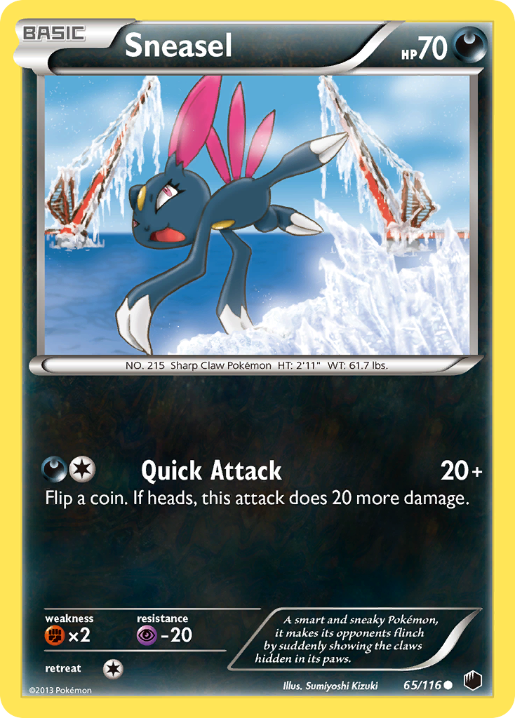 Sneasel (65/116) [Black & White: Plasma Freeze] | Good Games Adelaide SA