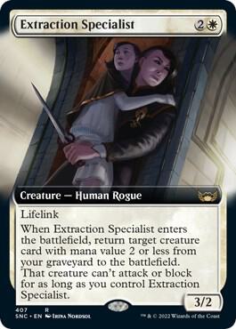 Extraction Specialist Extended Art 407 (Streets of New Capenna)  - Foil | Good Games Adelaide SA